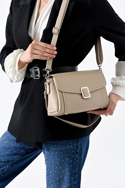 H&D COLLECTİON Geantă de umăr din piele moale cu 2 curele, foarte utilă, potr...