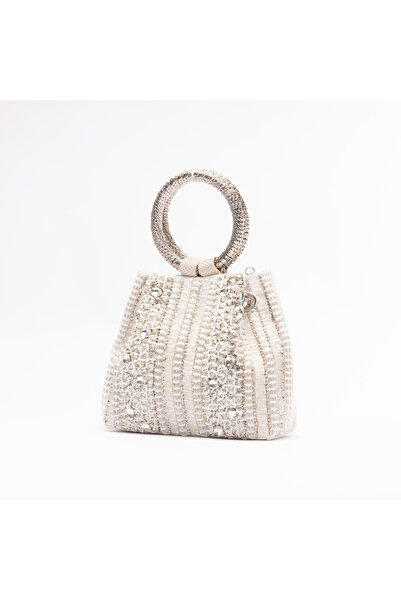 crystalicious Sadie Handcrafted by Artisans Satchel Glass Bead Decorations Occasion Ready Style From Day To Night