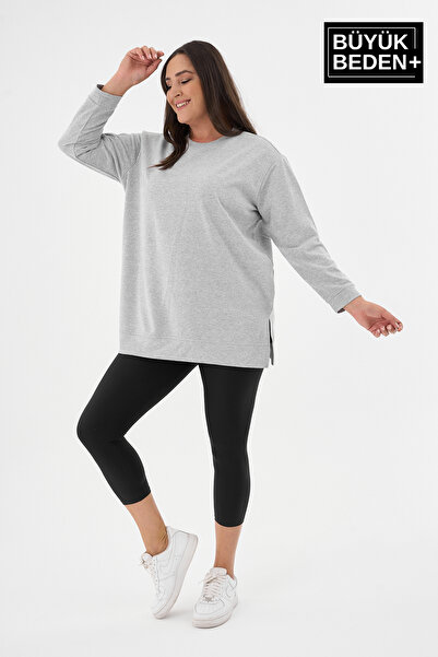 Superlife Γυναικείο φούτερ μεγάλου μεγέθους SPR26BTK990