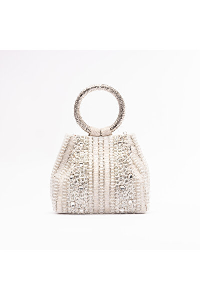 crystalicious Sadie Handcrafted by Artisans Satchel Glass Bead Decorations Occasion Ready Style From Day To Night