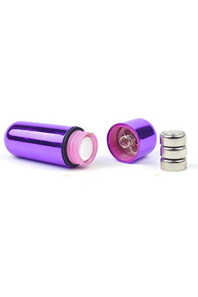 Kulis Grup Sessiz Titreşimli Anal Plug Mini Kurşun Vibratör Mor