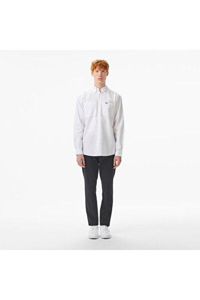 Lacoste Men's Slim Fit Black Chino Pants