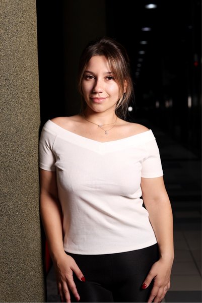 MDZ COLLECTION Front Back V-Neck Off-The-Shoulder Short Sleeve White Women's Blouse