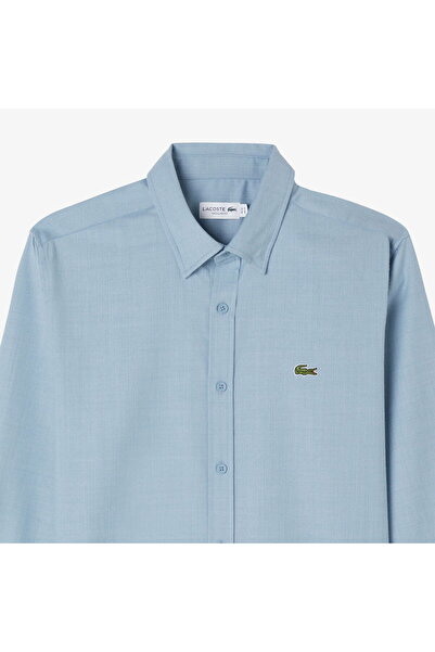 Lacoste Men's Regular Fit Blue Shirt