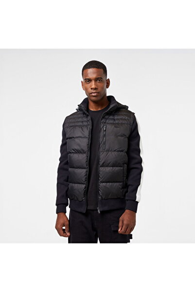 Lacoste Erkek Kapüşonlu Siyah Mont