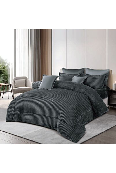 mingle مفرش فروه نفرين شتوي فرو 8 قطع