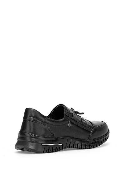 Voyager Z006 Women's Genuine Leather Casual Shoes Black