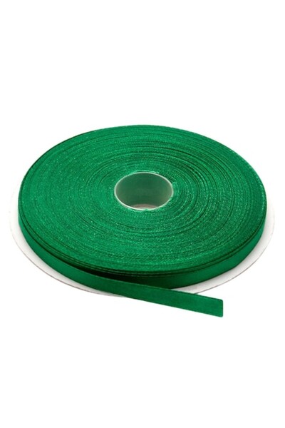 Creativ Deco Plus Panglică de satin 0,6 cm, verde închis, rolă de 22 m