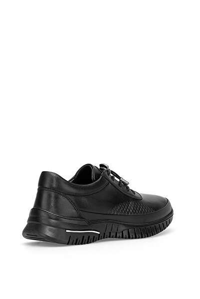 Voyager 9407 Women's Genuine Leather Casual Shoes Black