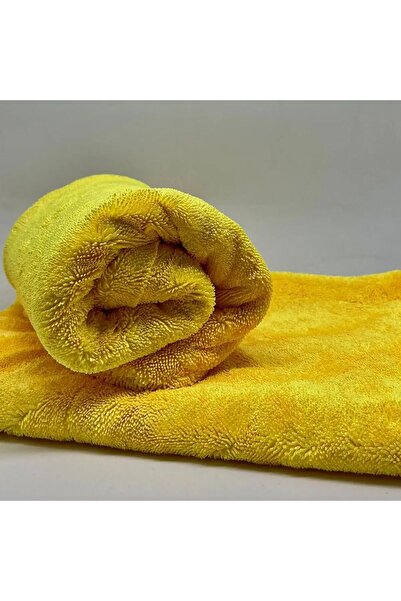 titocarotobakım Twisted Çift Taraflı Havlu Bez (Sarı) 50X80 cm 1200 GSM