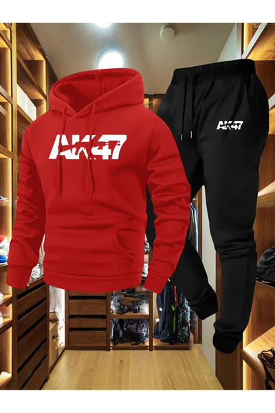 bellanova Ak47 Printed Hoodie and Sweatpants Set