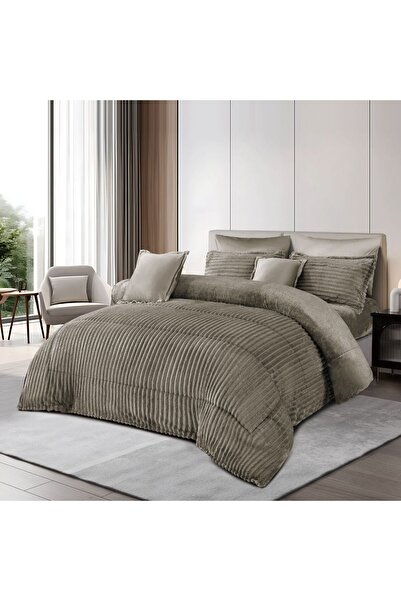 mingle مفرش فروه نفرين شتوي فرو 8 قطع