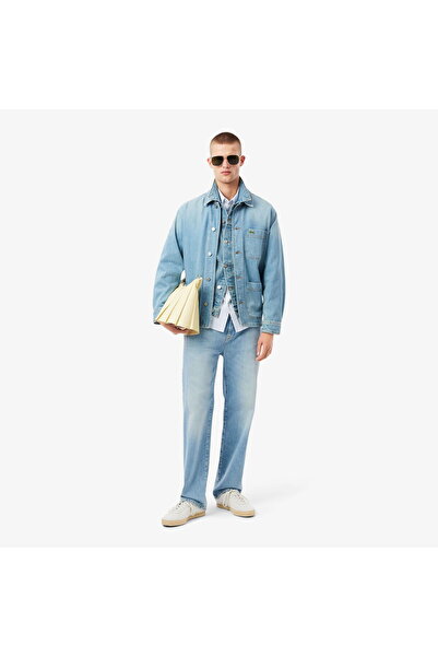 Lacoste Men's Regular Fit Striped White Shirt