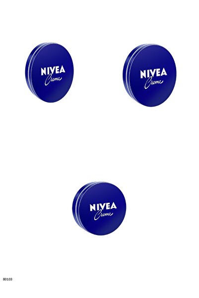NIVEA 80103 Cream 75ml 3 Pcs