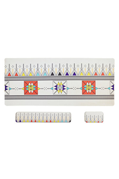 Thermo ثيرمو مجموعة ماوس باد تراثية احترافية TM08 مقاس XXL مع مسند كيبورد ومسند ماوس mouse pad جودة عالية