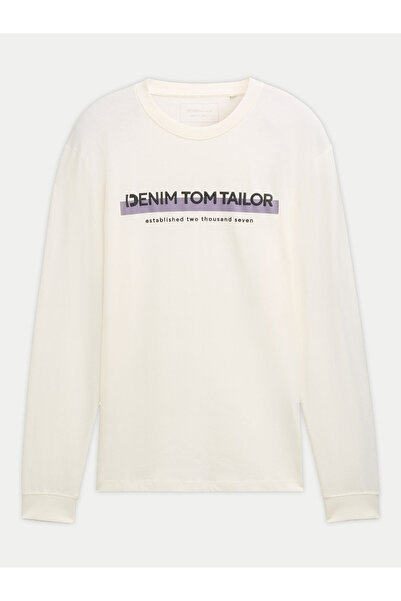 Tom Tailor Denim Ανδρικό Μακρυμάνικο 1043888 Λευκό