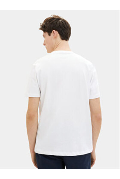 Tom Tailor Denim Ανδρικό T-Shirt 1040838 Λευκό