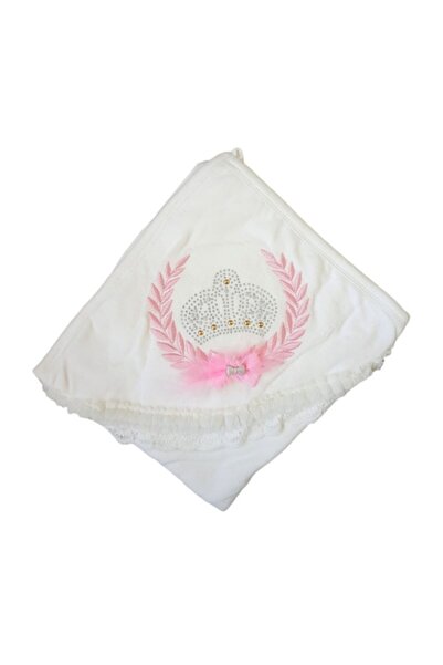 Gaye baby Prosop de baie cu glugă pentru bebeluși, bumbac, 85x85 cm, Princess...