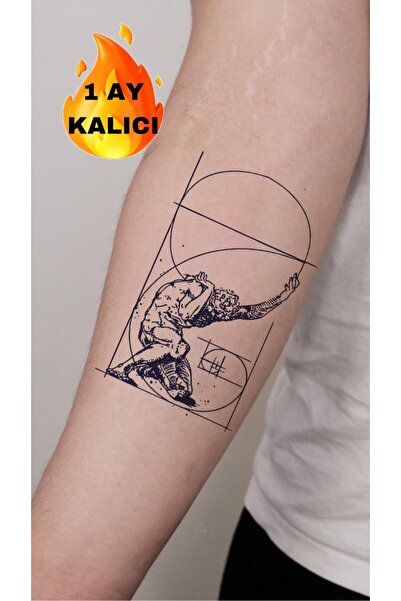 Mecit Tuhafiye 1 AY KALICI ATLAS KOL BİLEK VÜCUT İÇİN GEÇİCİ DÖVME