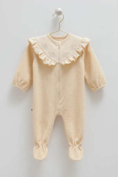 Caramell %100 Pamuk Triko İçi Astarlı Tulum