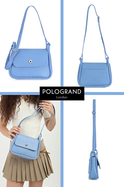 POLOGRAND London Original Women's Stylish & Mini Crossbody Adjustable Strap Luxury Soft Leather Flap Small Shoulder Bag