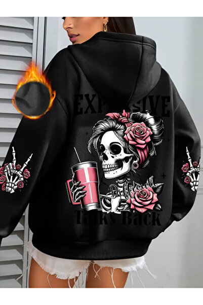 valeriae Χειμερινό φούτερ με τρεις κλωστές – Εκτυπωμένο Premium Ποιότητα”