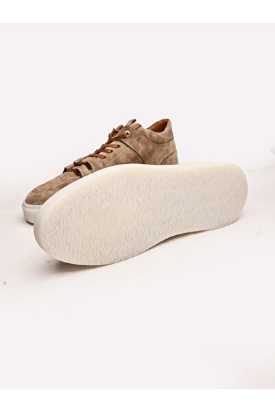 İBAY BEIGE SUEDE IMPERIO HAKİKİ DERİ RAHAT ERKEK KISA BOT