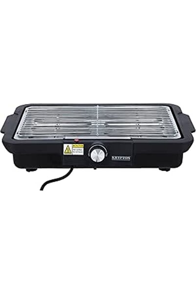 Generic شواية كهربائية للشواء من كريبتون، بدون دخان KNBG6386، موقد داخلي ومشواة مع صينية تنقيط مدمجة،