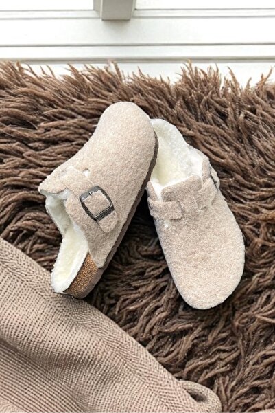 LAND OF CORK LC Παντόφλες οικιακής χρήσης από γνήσια γούνα ανατομικής διαμόρφωσης – Φυσική σόλα από φελλό & άνεση από τσόχα