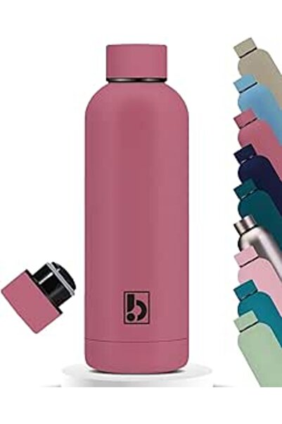 Generic BuyOn Water Bottle Stainless Steel Double Wall Insulated Vaccum Water Bottle Drinking Thermos Hot an