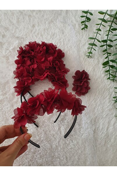 Fiyonks Atölye Set coroană și brățară pentru domnișoară de onoare cu henna, h...