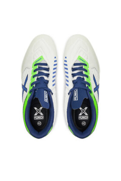 Munich ανδρικά ποδοσφαιρικά παπούτσια 4770007 λευκά