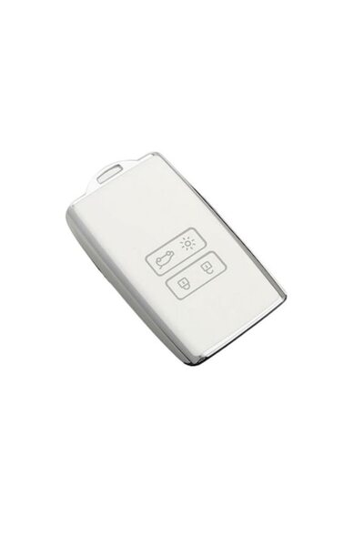 Renault Key Cover for Espace 5 Kadjar Koleos Captur Megane 4 Talisman Arkana Dacia Sandero White