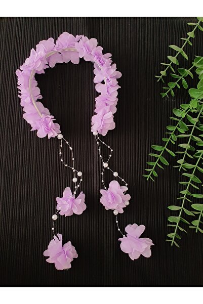 Fiyonks Atölye Coroana cu flori de perle, coroana cu henna, coroana pentru ma...