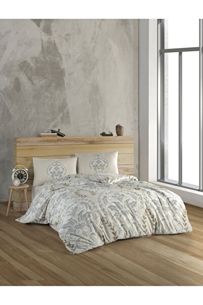 Bikaya Home طقم غطاء لحاف مزدوج من كريستال رانفورس |   100% قطن |   57 تيل | ...