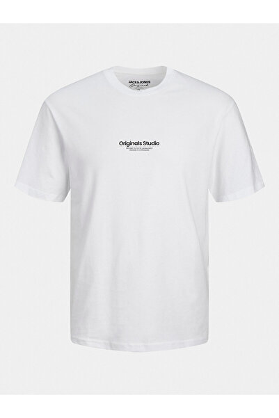 Jack & Jones Ανδρικό T-Shirt Jack Jones 12240121 JORVESTERBRO Λευκό