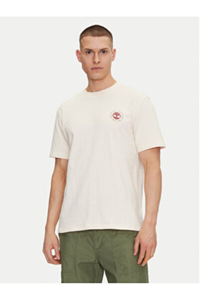 Timberland Ανδρικό T-Shirt TB0A6DPDCR31 Μπεζ