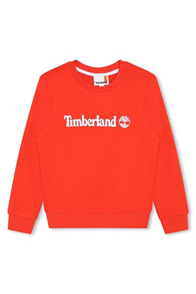 Timberland Φούτερ για αγόρια T25U06 Πορτοκαλί