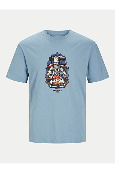 Jack & Jones Ανδρικό T-Shirt Jack Jones 12262491 Πράσινο