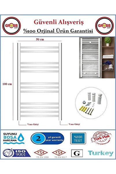 GrossAVM Havlupan Banyo Peteği 50X100 - Beyaz