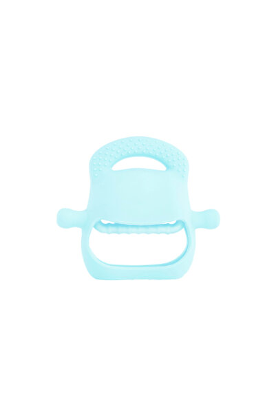 BYKOPUZ Blue Baby Silicone Teether