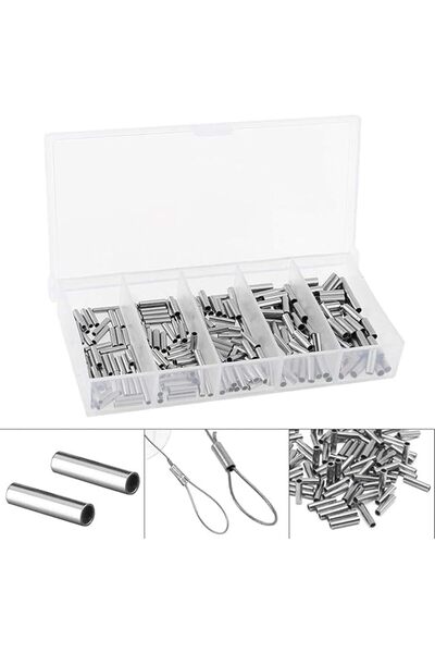 Generic مجموعة من 250 قطعة من أكمام التجعيد ذات البرميل الواحد، أكمام تجعيد ذ...