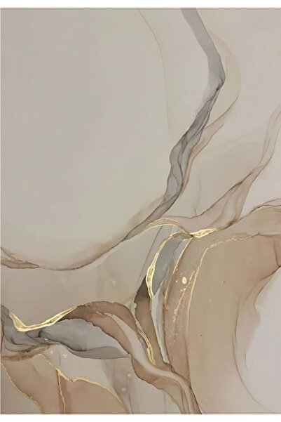 Harikabirev HARİKABİREV|SOYUT SOFT RENK GÜL KOMBİNİ (ROSIE) |ÇERÇEVELİ CAM TABLO 2Lİ DİKEY