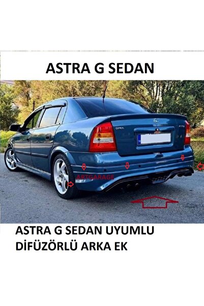 Bodykitartgarage ASTRA G SEDAN ARKA EK(BOYASIZ)FİBERGLASS