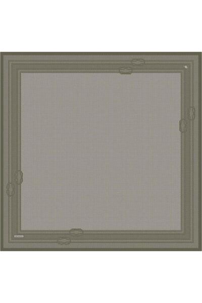 Armine Sura İpek Eşarp IST 9404 - 87 Yeşil Geometrik Desen
