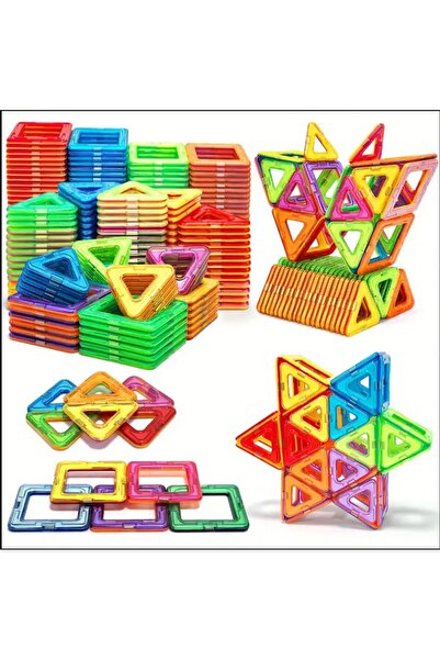 unbranded Set of 60 Magnetic Tile Games