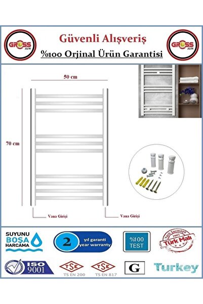 GrossAVM Havlupan Banyo Peteği 50X70 - Beyaz