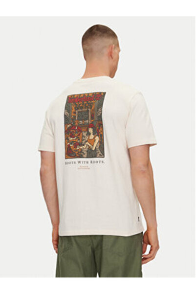 Timberland Ανδρικό T-Shirt TB0A6DPDCR31 Μπεζ