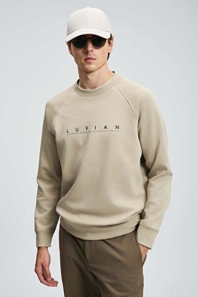 Lufian 112030177 Cooper Erkek Sweatshirt BEJ