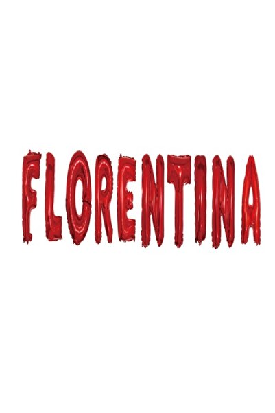 OEM Set Balloons Letters Name Florentina, Red, 40Cm